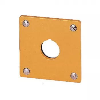 Eaton M22-EY1 asennuslevy, keltainen, alumiini, IP65, 72 x 72 mm 216542
