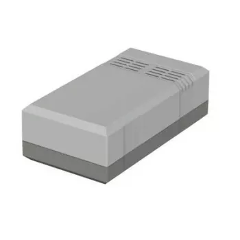 Bopla EG 1240 L pöytäkotelo, 125 x 67 x 40 mm, polystyreeni, vaaleanharmaa RAL 7035 32124012