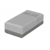 Bopla EG 1240 L pöytäkotelo, 125 x 67 x 40 mm, polystyreeni, vaaleanharmaa RAL 7035 32124012