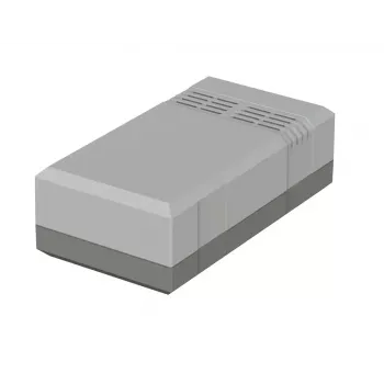 Bopla EG 1240 L pöytäkotelo, 125 x 67 x 40 mm, polystyreeni, vaaleanharmaa RAL 7035 32124012