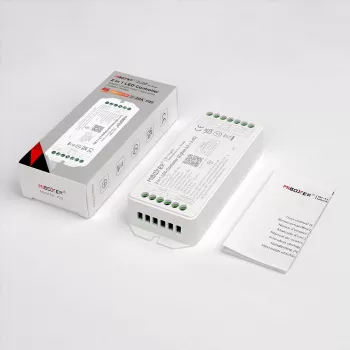 Miboxer PZ2 Zigbee 3.0+ 2.4G LED-ohjain, 2-in-1 CCT/himmennin, DC 12-48V, 20A
