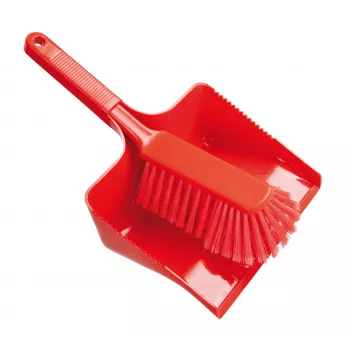 Haug Bürsten kihveli ja käsiharja -sarja punainen muovi 35 cm leveä (FC88921)