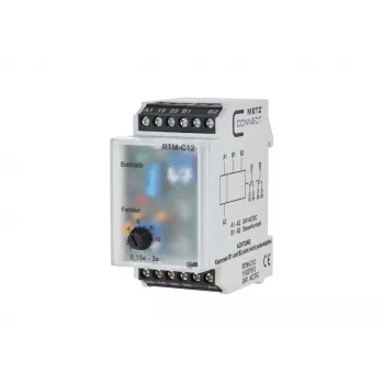 METZ CONNECT 11027613 monitoimiaikarele, 24V AC/DC, 2W, 1 CO, 0,05s-100h, DIN-kisko