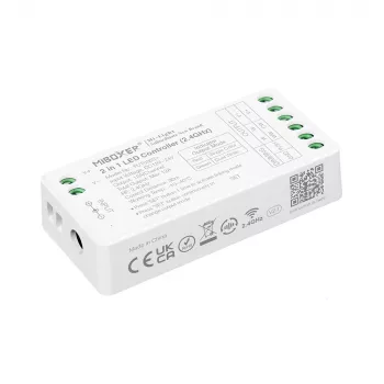 MiBoxer FUT035S+16kHz 2-in-1 Dual White LED-ohjain (DC12/24V, 2,4GHz, 16kHz värinätön)
