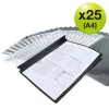 Rapesco ECO A4 heftmappe musta (25 kpl:n pakkaus) - 1815