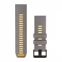 Garmin QuickFit 26 mm silikoniranneke kelloon liuskekivenharmaa/keltainen 010-14508-02