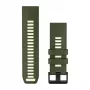 Garmin QuickFit 26 mm silikoniranneke kelloihin - Olive Drab / Lemon 010-14508-01