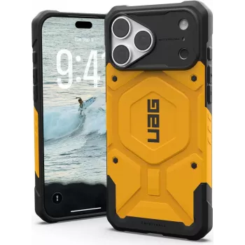 UAG Urban Armor Gear Pathfinder MagSafe -kotelo Apple iPhone 18 Pro Max/17 Pro Max - Heritage Yellow 114582118282