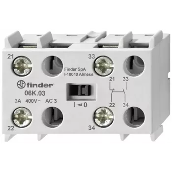 Finder apukosketinmoduuli 6K.04-sarjan valvontareleille (06K.03)