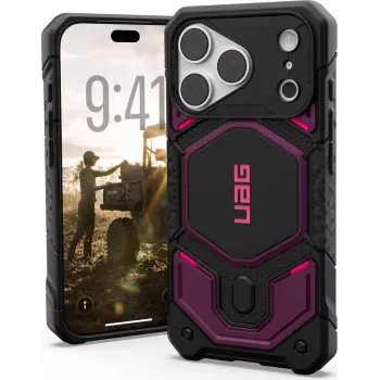 UAG Urban Armor Gear Monarch Pro MagSafe kuori Limited SYNTH Edition Apple iPhone 18 Pro/17 Pro Deep Purple 114569114I4I