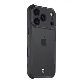 Tactical Back Cover Quantum Stealth iPhone 18 Pro läpinäkyvä/musta