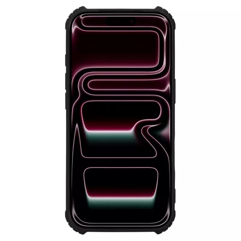Tactical Back Cover Quantum Stealth iPhone 18 Pro läpinäkyvä/musta