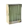 PAPSTAR Pöytäkynttilät 22 x 250 mm, jadenvihreä, 50 kpl:n pakkaus (88341)