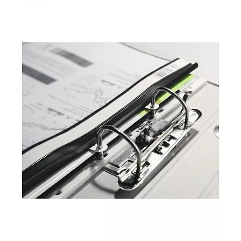 DURABLE erittäin leveä A4 niputtava kansio PVC musta