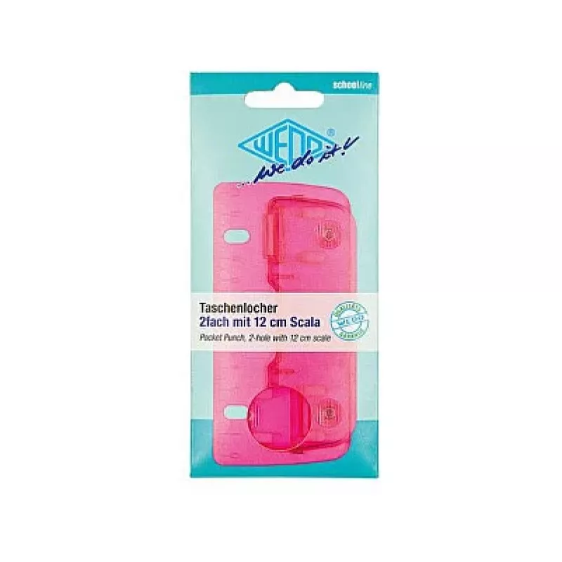 WEDO 67809 taskureikälävistäjä, 3 arkkia, Ice Pink