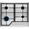 Electrolux KGS6426SX 4-polttimen kaasuliesi wok-polttimella, ruostumaton teräs
