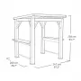 KETER Gazebo Grill 29213898 Hardtop alumiininen puutarhapaviljonki