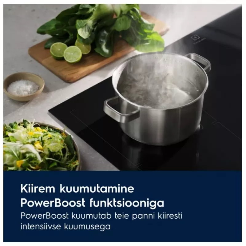 Electrolux LIT60336C 60 cm induktioliesi 3 keittoalueella, musta
