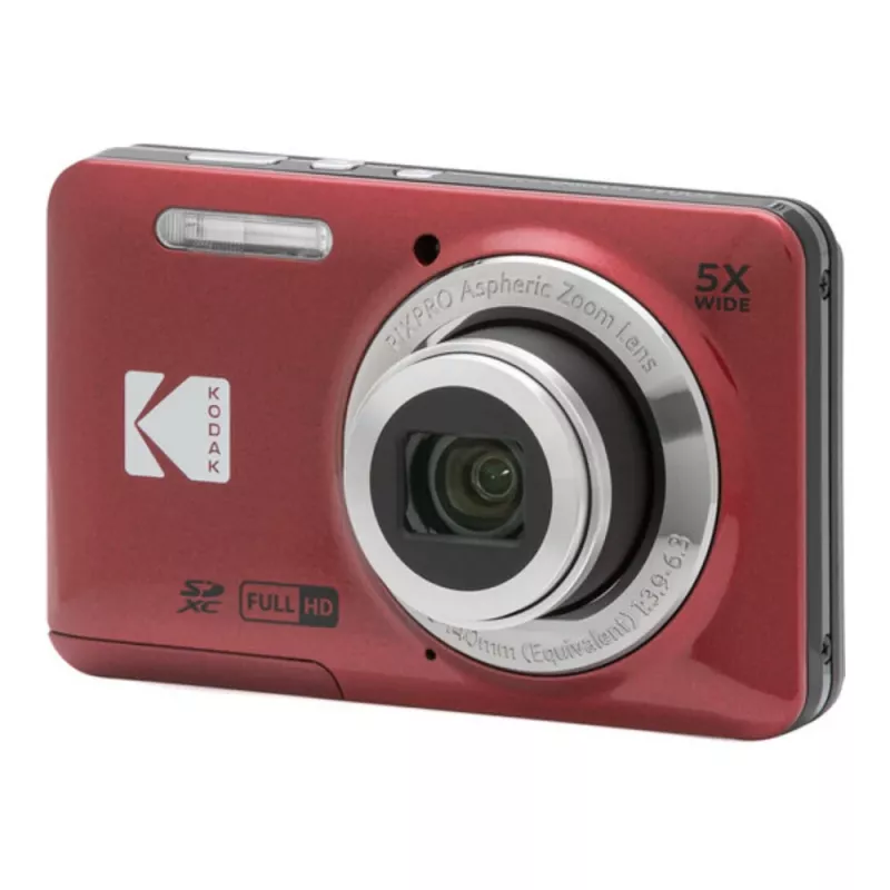 Kodak PIXPRO FZ55 punainen kompaktikamera FZ55RD
