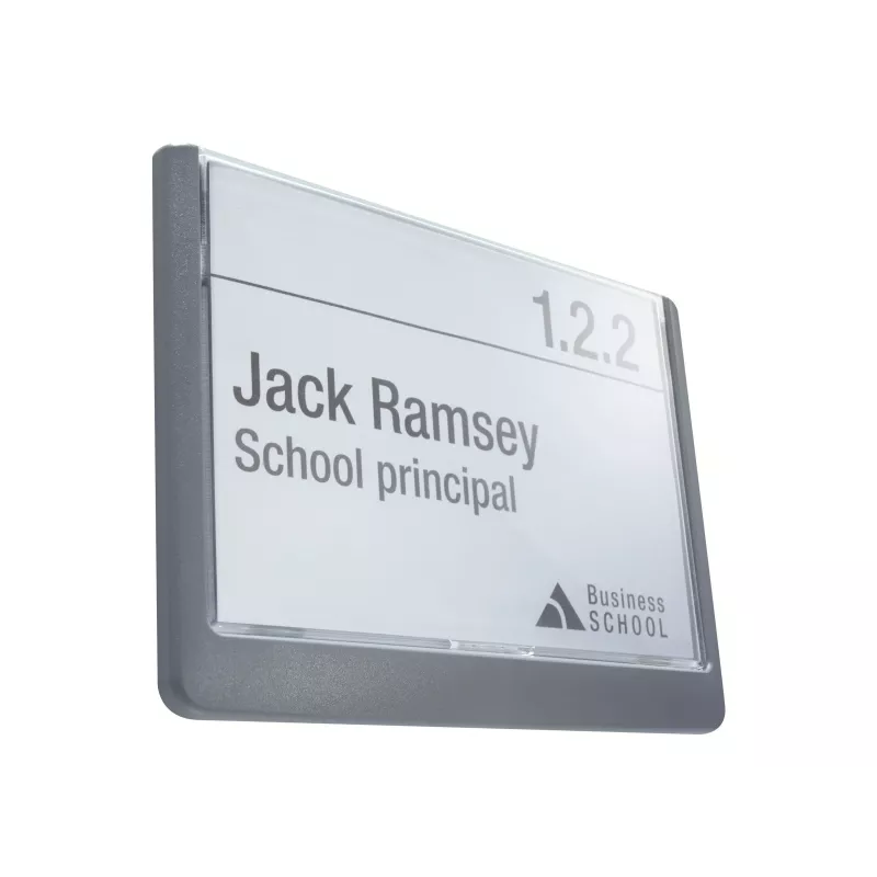 DURABLE Click Sign ovischild 149x105,5 mm liimaus-/ruuvausasennus grafiitti