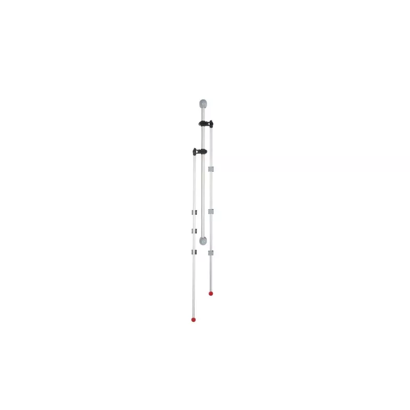 MAUL suunnitelmatelinekisko 132 cm seinäasennus hopea