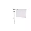 MAUL suunnitelmatelinekisko 132 cm seinäasennus hopea