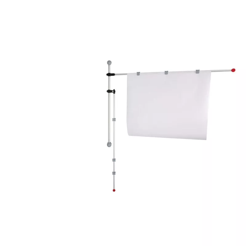 MAUL suunnitelmatelinekisko 132 cm seinäasennus hopea