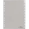 DURABLE 644110 blankorekisteri, polypropeeni, 10 rekisterikielekettä, harmaa, A4
