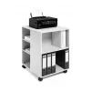 DURABLE monitoimivaunu 74/59 avoin 528x737x592 mm vaaleanharmaa