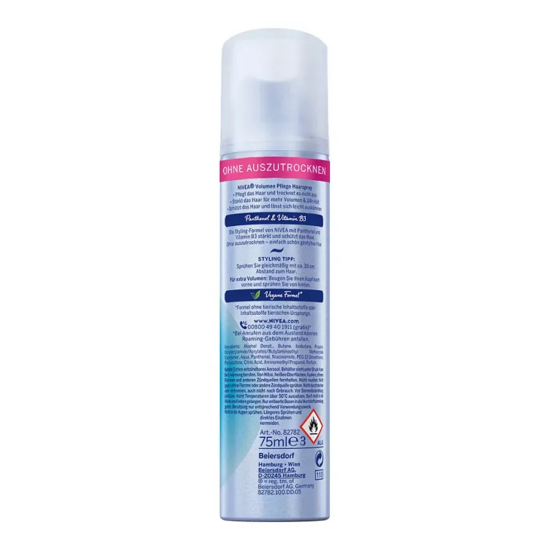 NIVEA VOLUME & HOLD muotoilusuihke 75 ml