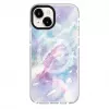 Evelatus Apple iPhone 15 Plus PC+TPU kuori MagSafe-yhteensopiva – Custom Marble Purple
