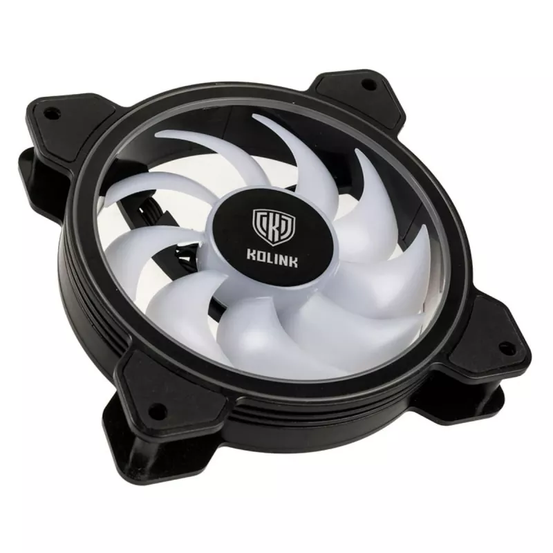 Kolink Umbra HDB ARGB LED PWM 120mm tuuletin - musta/valkoinen