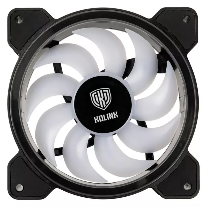 Kolink Umbra HDB ARGB LED PWM 120mm tuuletin - musta/valkoinen