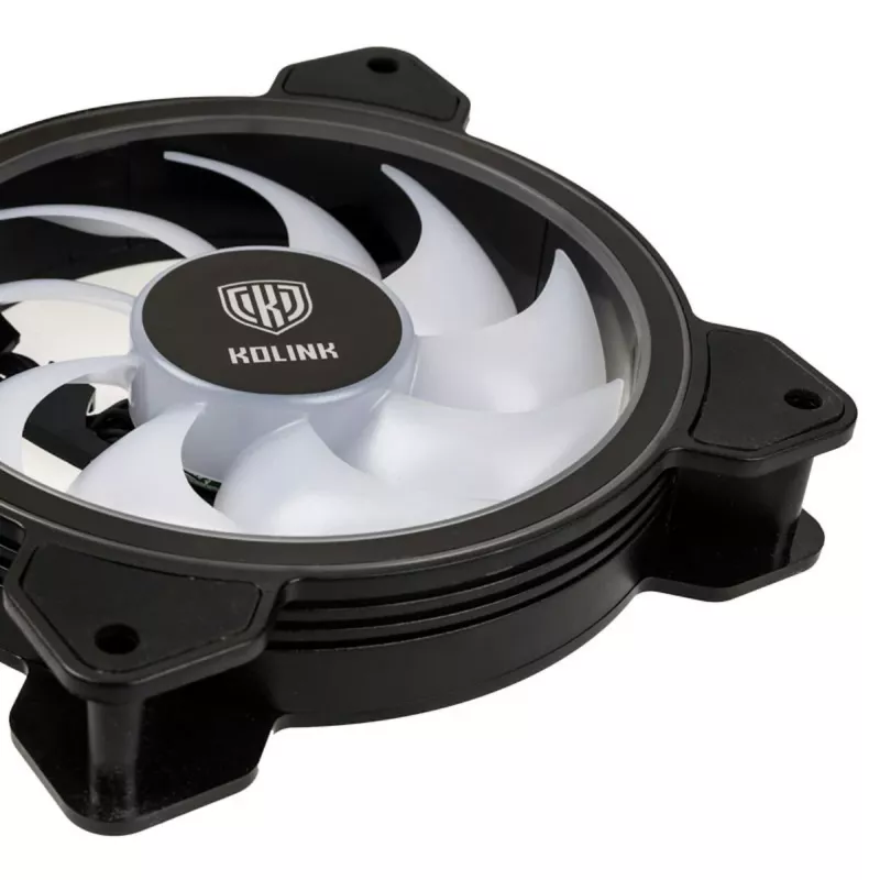 Kolink Umbra HDB ARGB LED PWM 120mm tuuletin - musta/valkoinen