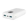 Fixed Zen 20 varavirtalähde 20000 mAh LCD-näytöllä ja PD 20W lähdöllä - valkoinen FIXZEN-20-WH