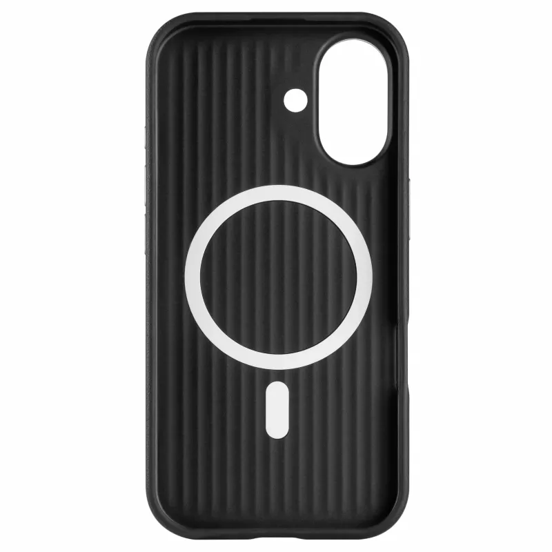 Fixed MagLeather -takakotelo Apple iPhone 17 – nahka, musta