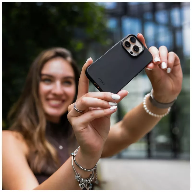 Fixed ReStory -takakotelo Apple iPhone 16e, TPU, musta
