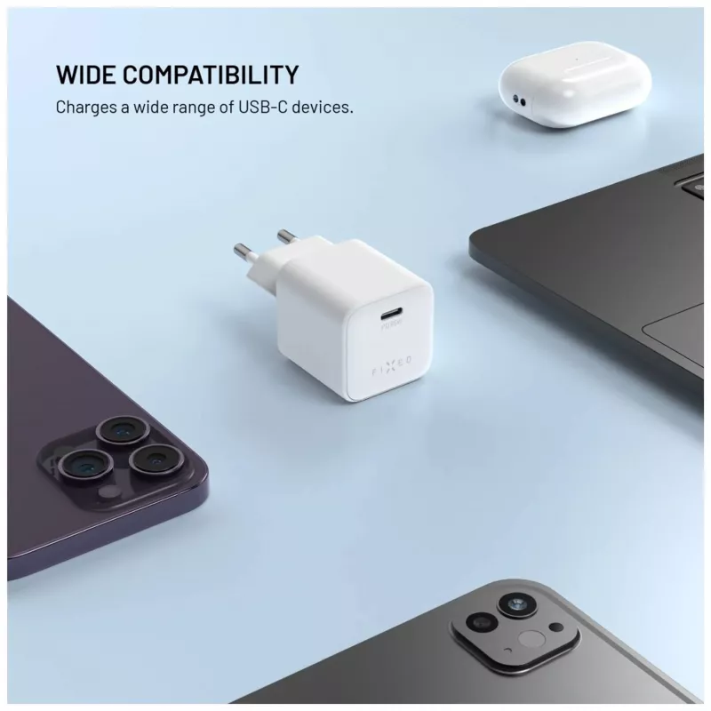 Fixed Mini-GaN-verkkolaite USB-C-lähdöllä ja PD-tuella, 65W