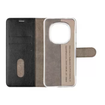 Fixed Opus Book -kotelo Xiaomi Redmi Note 15 Pro 5G - nahka, musta