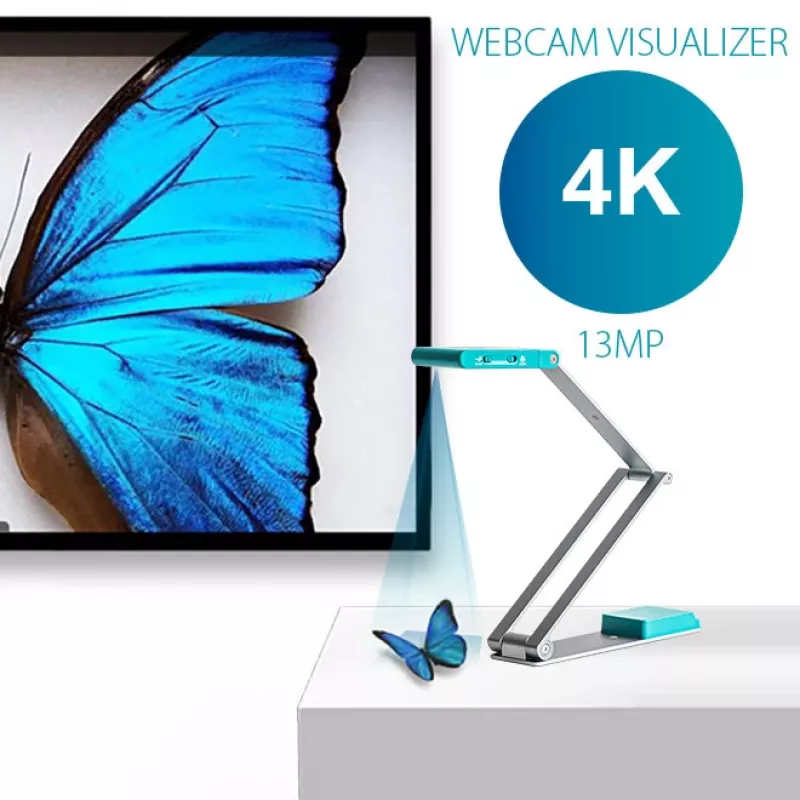 IRIScan Visualizer 7 Dyslexic - A3-yleiskuvausskanneri, 13MP, USB, arktiksininen/hopea