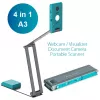 IRIScan Visualizer 7 Dyslexic - A3-yleiskuvausskanneri, 13MP, USB, arktiksininen/hopea