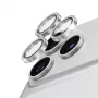 PanzerGlass Hoops keraaminen objektiivinsuoja kimaltava hopea iPhone 18 Pro / 18 Pro Max