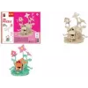 Marabu KiDS 3D-palapeli keijutalo, 43-osainen puurakennussarja, stanssattu vaneri, kokoaminen - 1 kpl 0317000000010