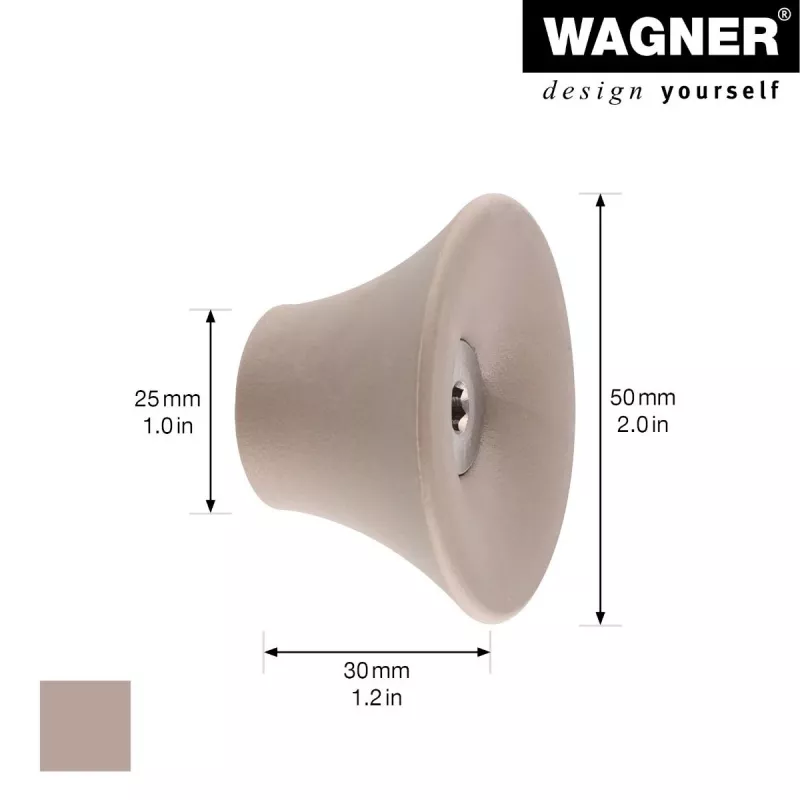 Wagner design yourself TULIP naulakko GH 0322, 1 koukku, taupe (17032221)