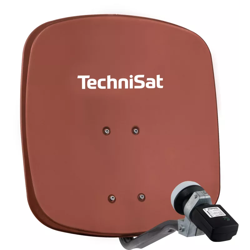 TechniSat 45 cm alumiininen offset-satelliittiantenni single-LNB:llä 1445/8195