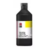 Marabu Textil tekstiiliväri, musta, 500 ml, vesipohjainen, vaaleille tekstiileille, pesunkestävä 40 °C:een 17160075073