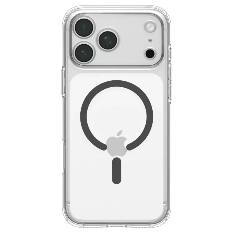 SPIGEN Ultra Hybrid MagSafe iPhone 17 Pro / 18 Pro -kotelo, läpinäkyvä/grafiitti