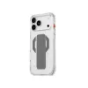 Skinarma Haxa magneettilataus + Grip Stand -läpinäkyvä kotelo iPhone 17 Pro