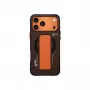 Skinarma Haxa -kotelo iPhone 17 Pro Max, magneettilataus + Grip-Stand, grafiitti
