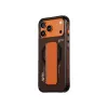 Skinarma Haxa -kotelo iPhone 17 Pro Max, magneettilataus + Grip-Stand, grafiitti